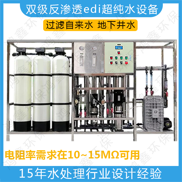 雙級反滲透edi超純水設備